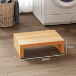Appliance Riser Solid Wood Low-Profile Platform