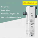 Aquarium Filter Pump Built-In Filtration & Aeration