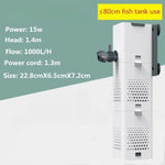 Aquarium Filter Pump Built-In Filtration & Aeration