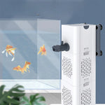 Aquarium Filter Pump Built-In Filtration & Aeration