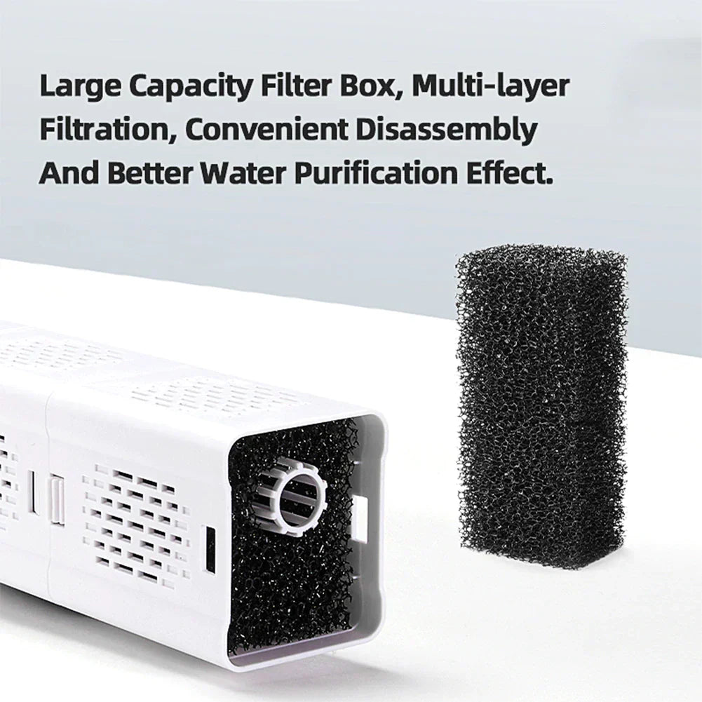 Aquarium Filter Pump Built-In Filtration & Aeration