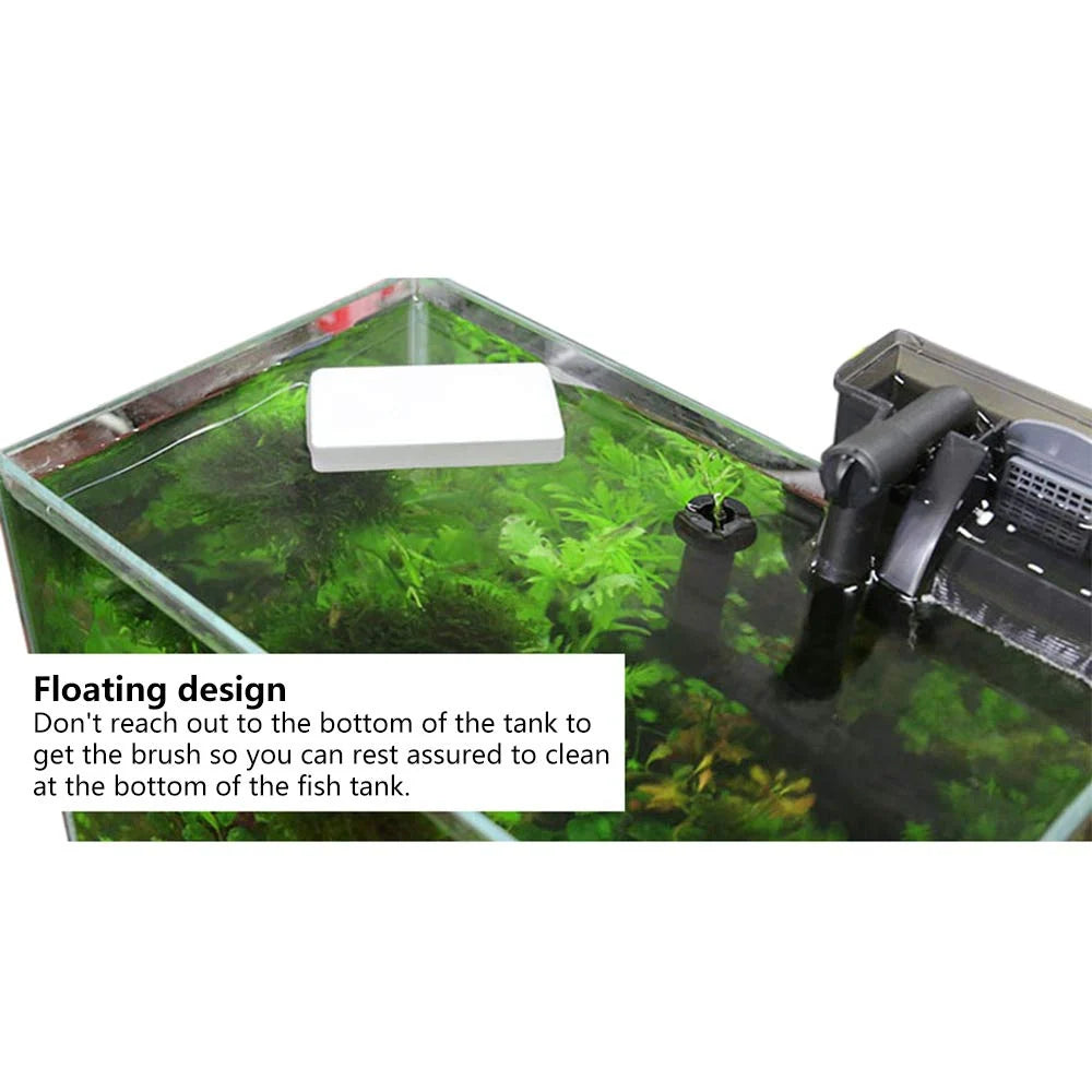 Aquarium Glass Cleaner Magnetic Floating Design
