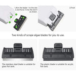 Aquarium Glass Cleaner Magnetic Floating Design