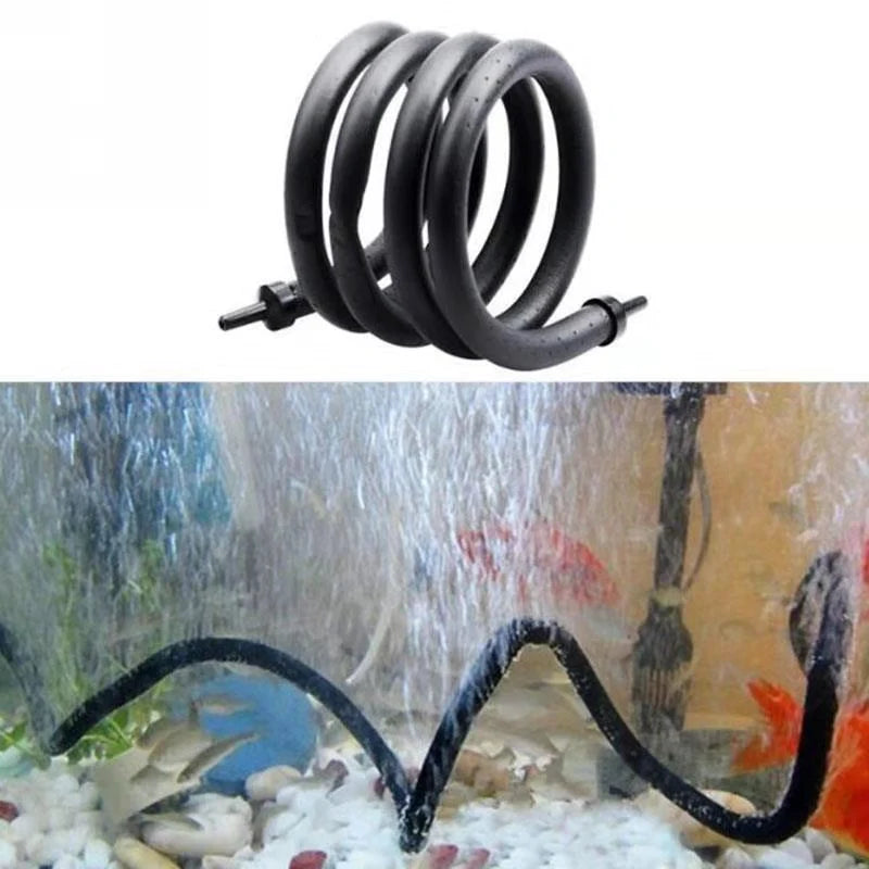 Aquarium Oxygen Diffuser Tube Ultra-Thin Rubber 20-120cm