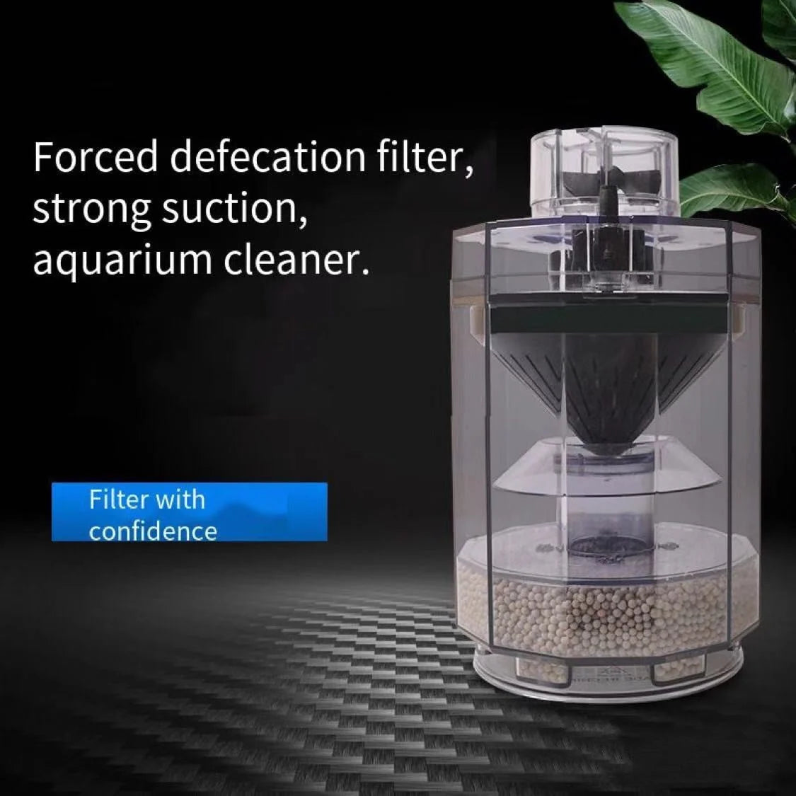 Aquarium Waste Collector Vacuum 3-in-1 Filtration & Oxygenation