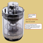 Aquarium Waste Collector Vacuum 3-in-1 Filtration & Oxygenation