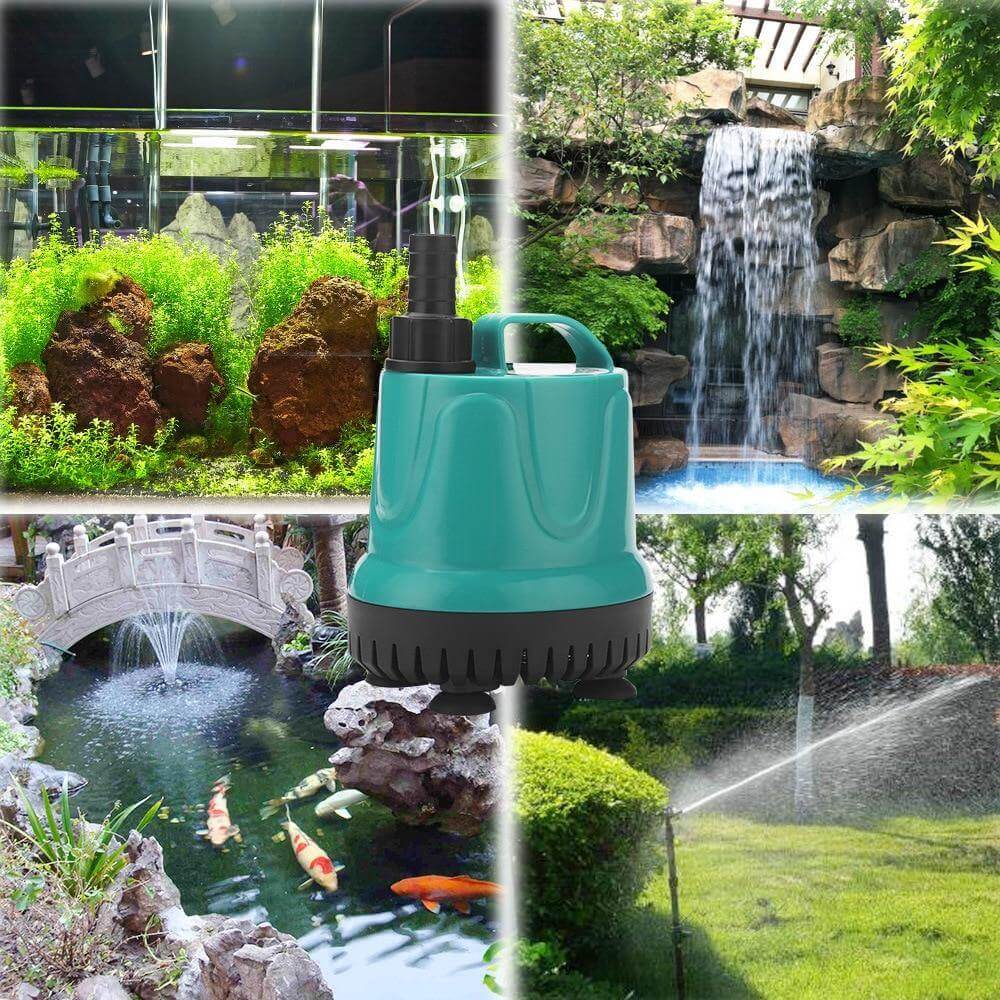 Aquarium Water Pump 360-Degree Intake Quiet Detachable