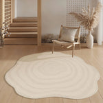 Area Rug Abstract Design Soft Texture Non-Slip Backing