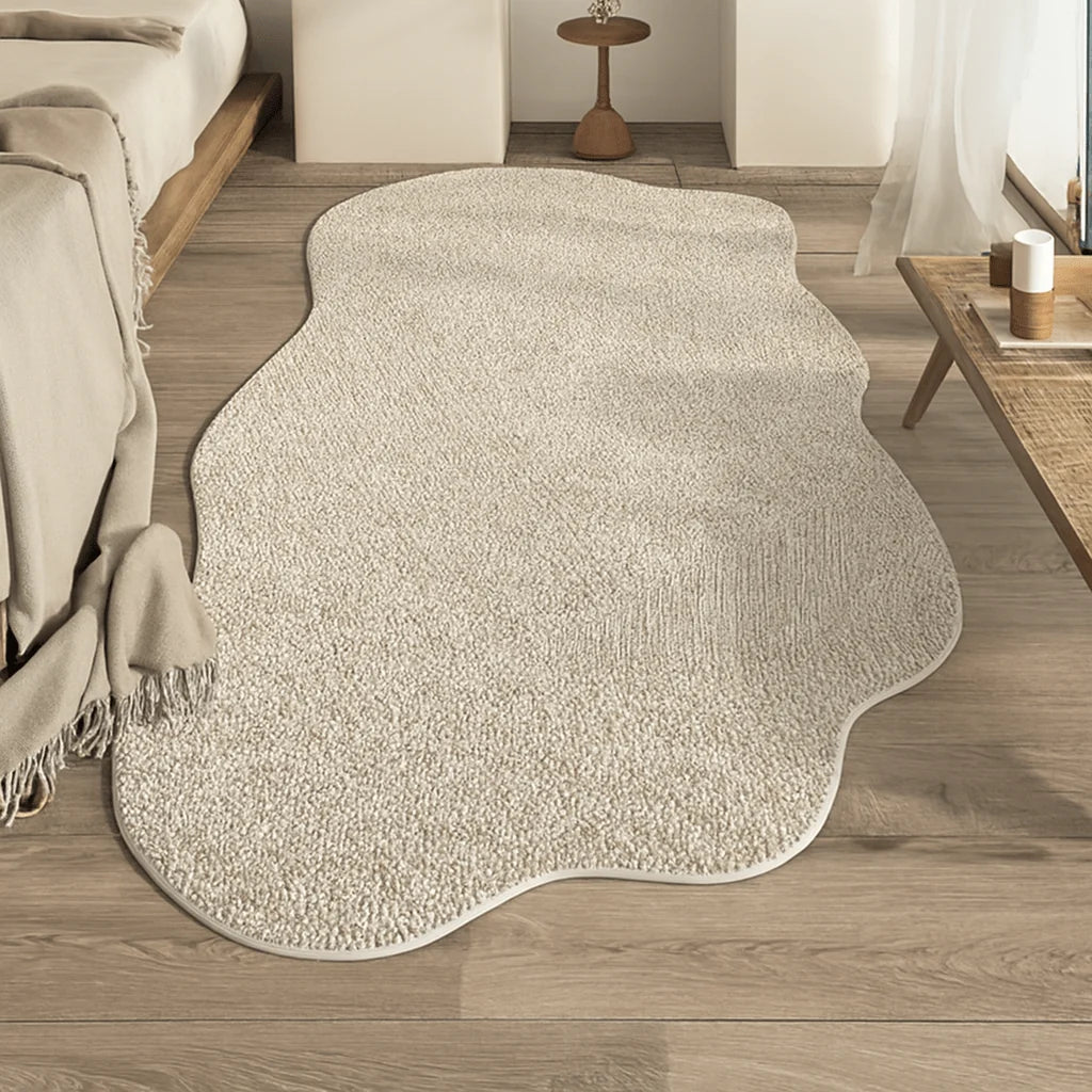 Area Rug Abstract Irregular Shape Non-Slip Backing