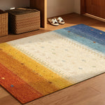 Area Rug Colorful Non-Slip Easy-Care Surface