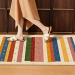 Area Rug Colorful Non-Slip Easy-Care Surface