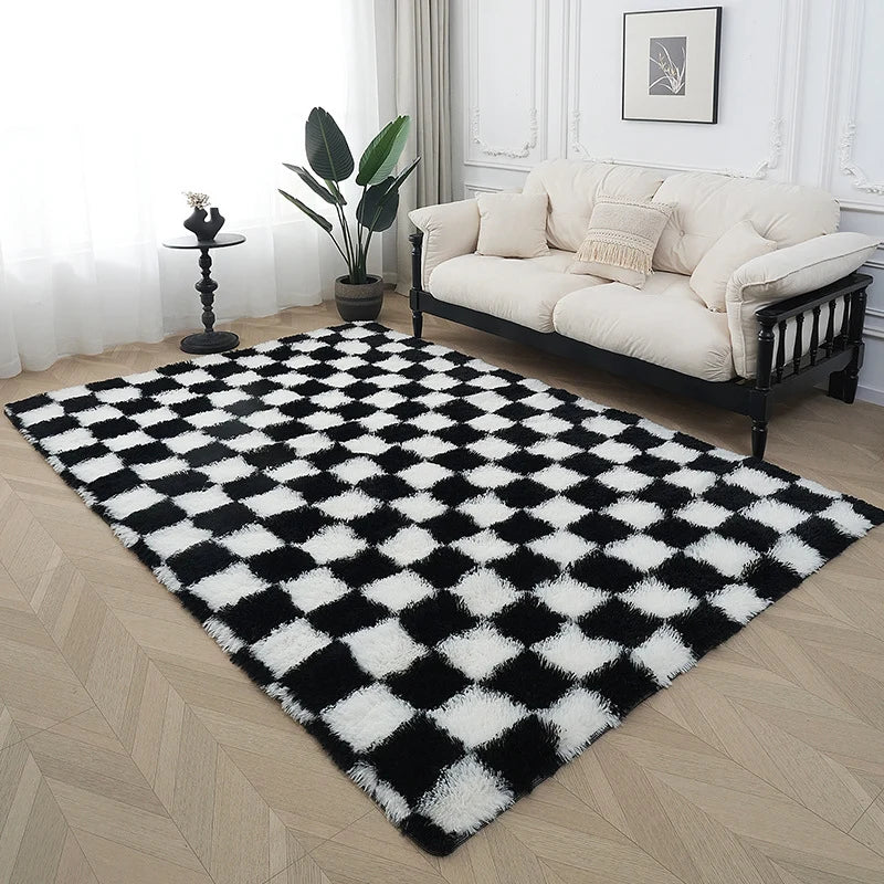 Area Rug Plush Soft Non-Slip Backing