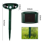 Armadillo Repellent Solar-Powered Motion-Activated Ultrasonic Deterrent