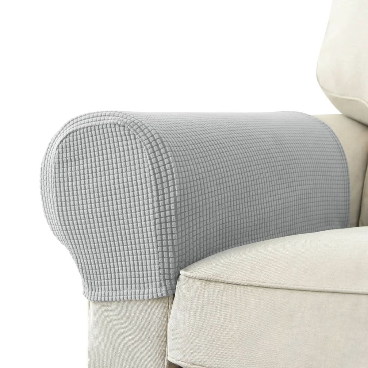 Armrest Covers Waterproof Quilted Non-Slip Set of 2