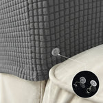 Armrest Covers Waterproof Quilted Non-Slip Set of 2