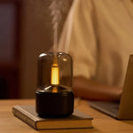 Aroma Diffuser LED Flame Effect Quiet USB-Powered Hopper
