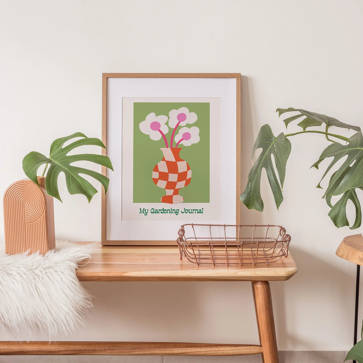 Art Print Gardening Design Archival Japanese Paper