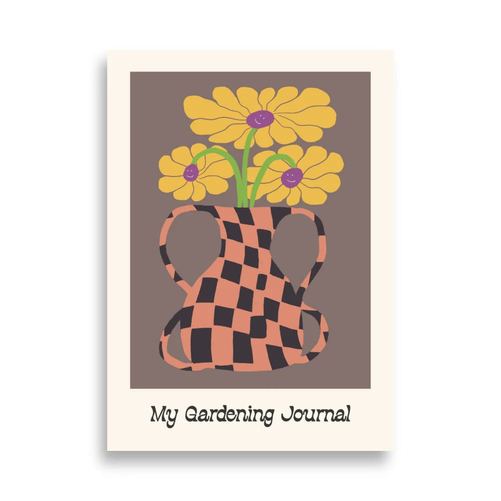 Art Print Gardening Journal Design Archival Japanese Paper