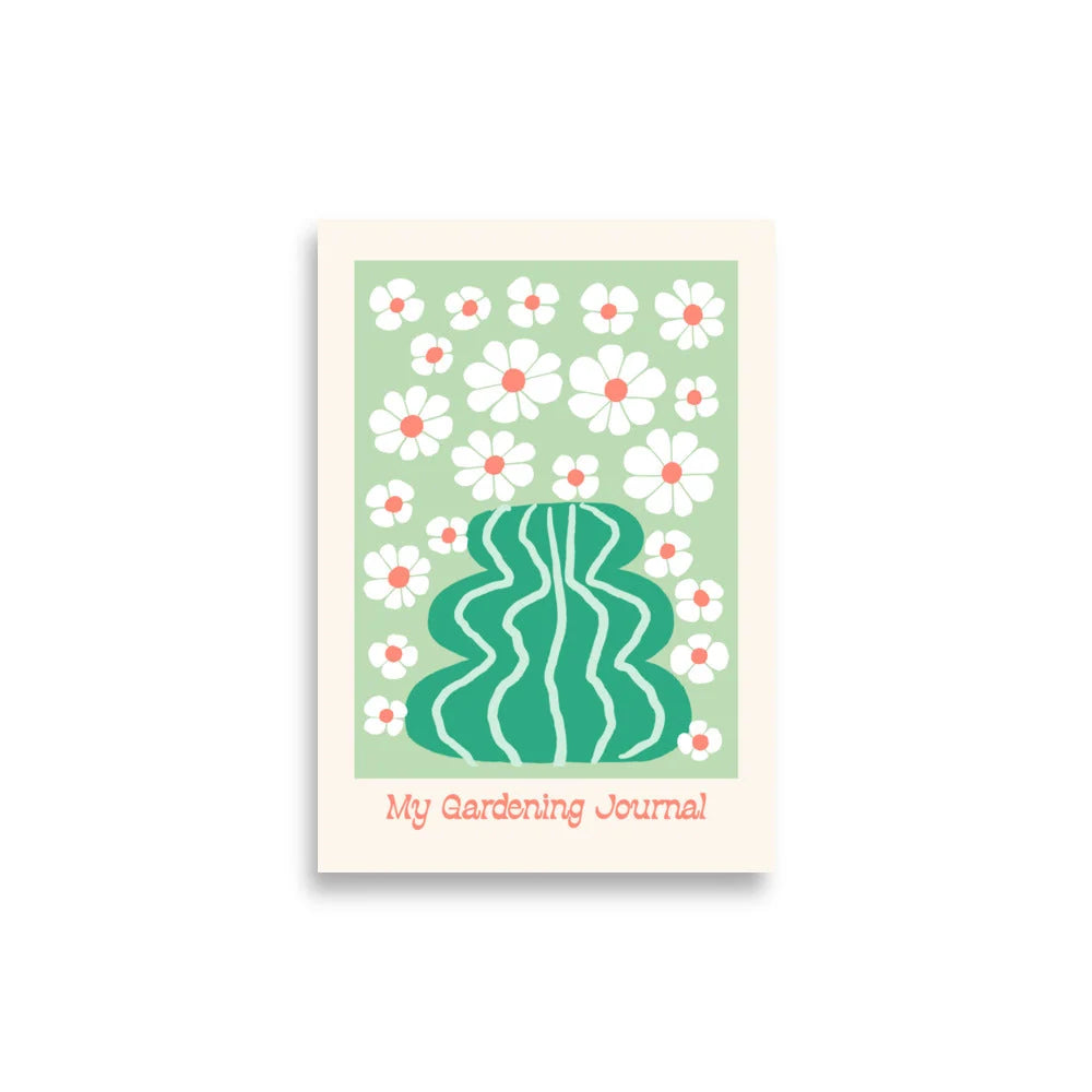 Art Print Gardening Journal Illustration Archival Japanese Paper