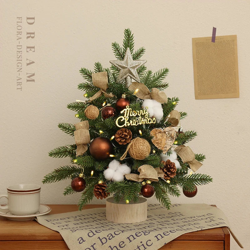 Artificial Christmas Tree PET Built-In Lights