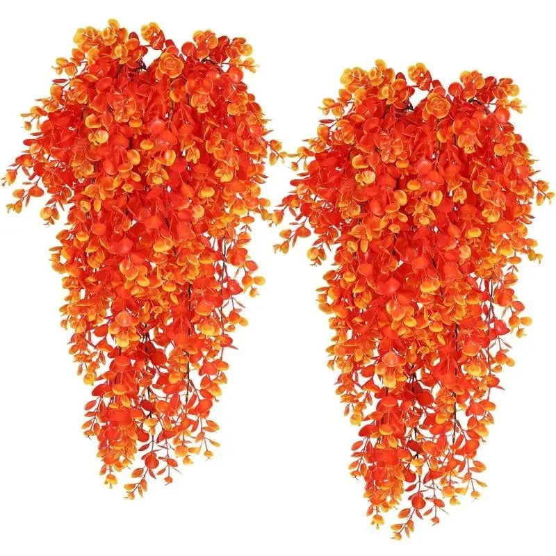 Artificial Eucalyptus Vines UV-Resistant Set of 2