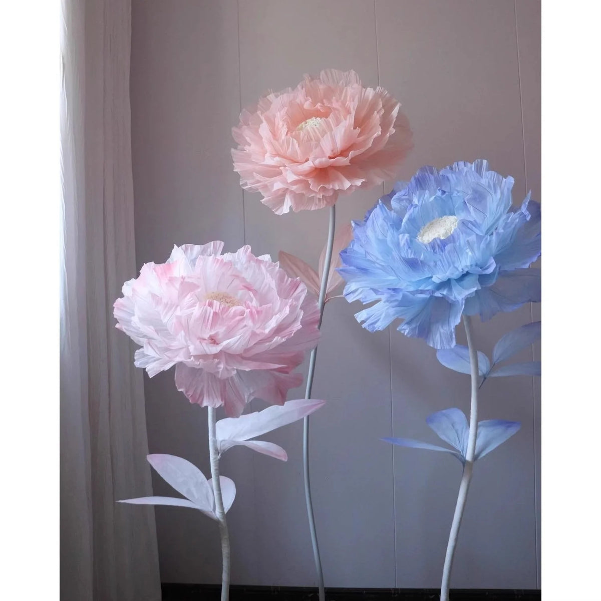 Artificial Flower Sculpture Lifelike Colorfast No Watering