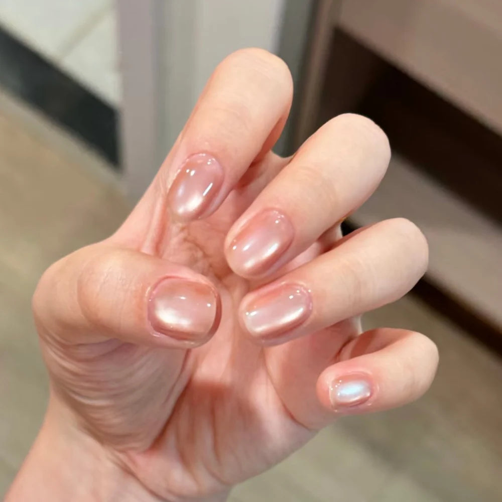 Artificial Nails Cat Eye Glossy Gel Finish