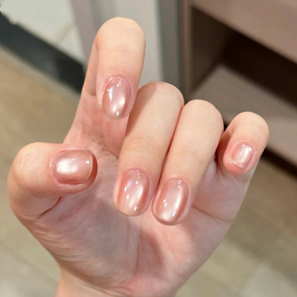 Artificial Nails Cat Eye Glossy Gel Finish