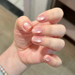 Artificial Nails Cat Eye Glossy Gel Finish