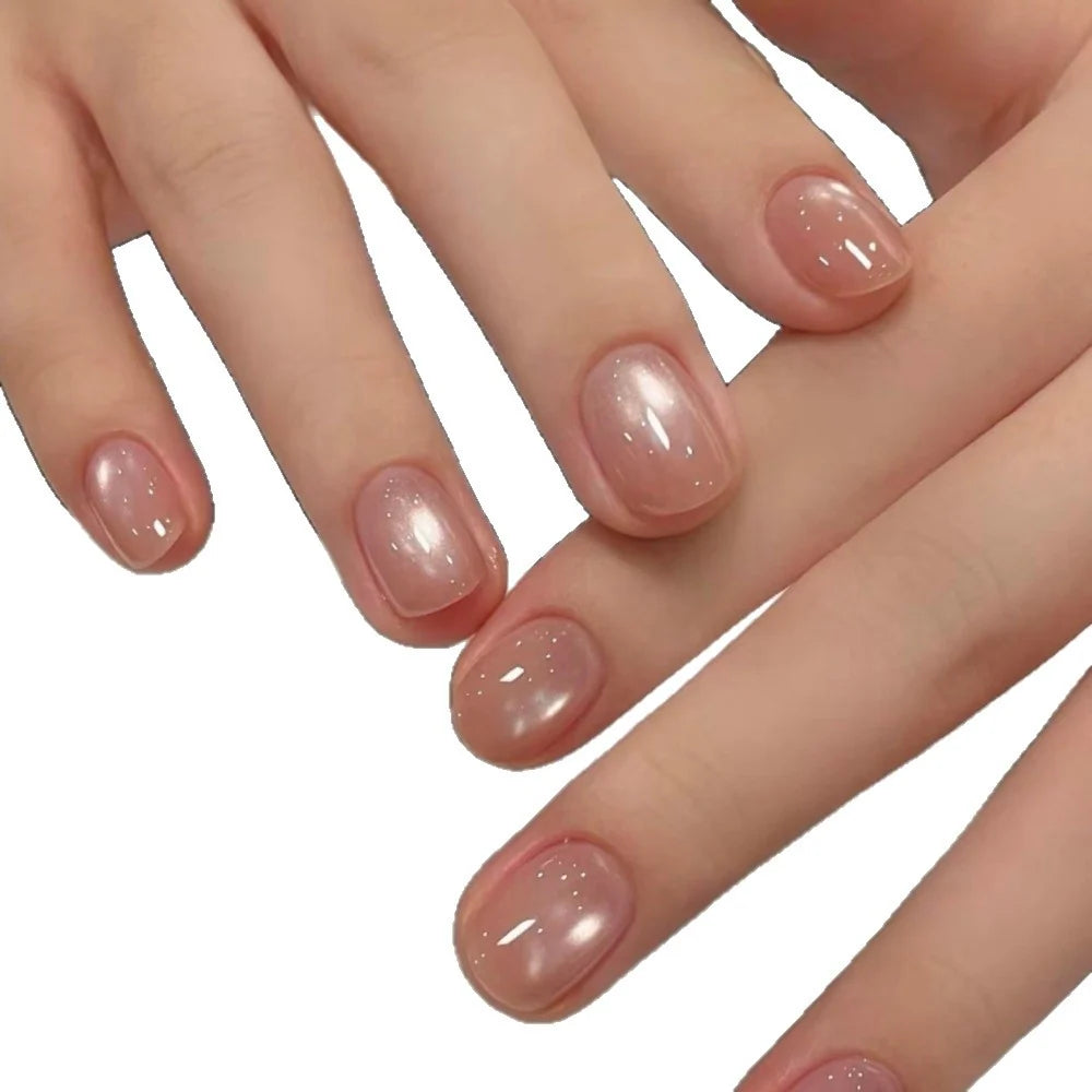 Artificial Nails Cat Eye Glossy Gel Finish