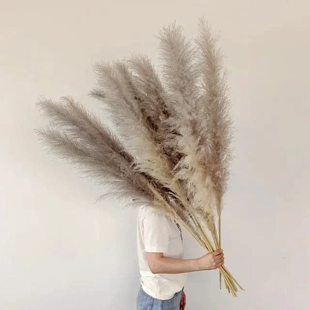 Artificial Pampas Grass 25.6-Inch Maintenance-Free Decor