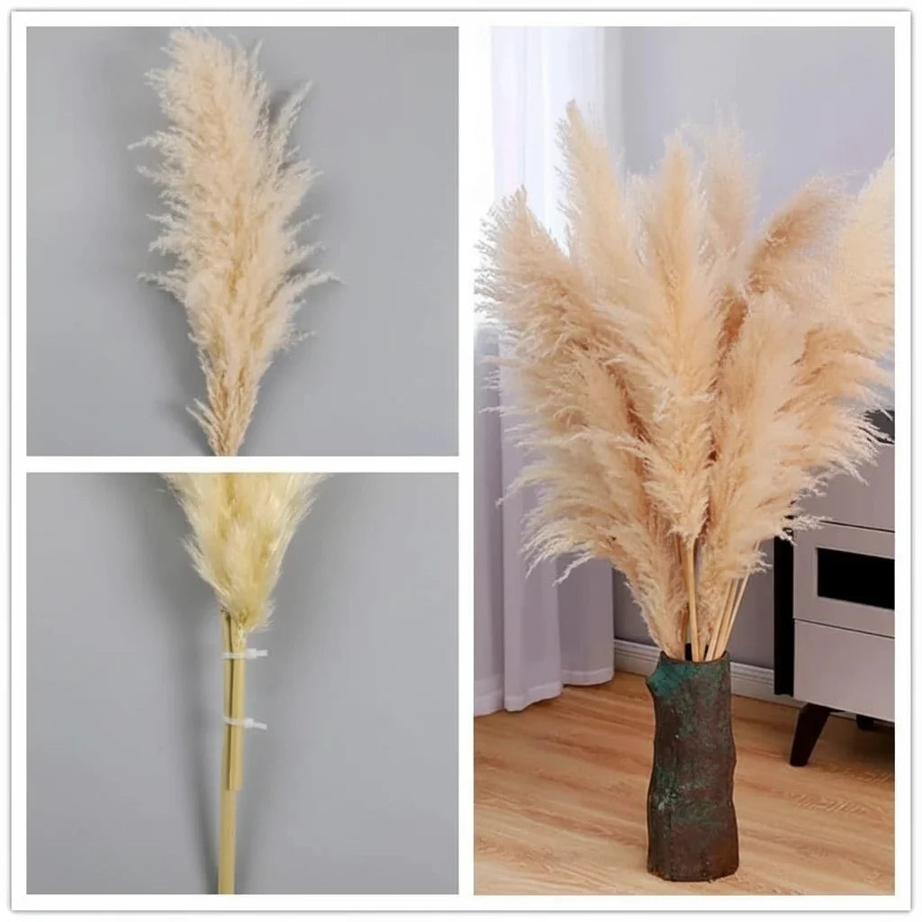 Artificial Pampas Grass 25.6-Inch Maintenance-Free Decor