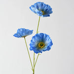 Artificial Poppy Flower Stem Lifelike No Maintenance