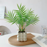 Artificial Potted Plant Realistic Low-Maintenance With Pot
