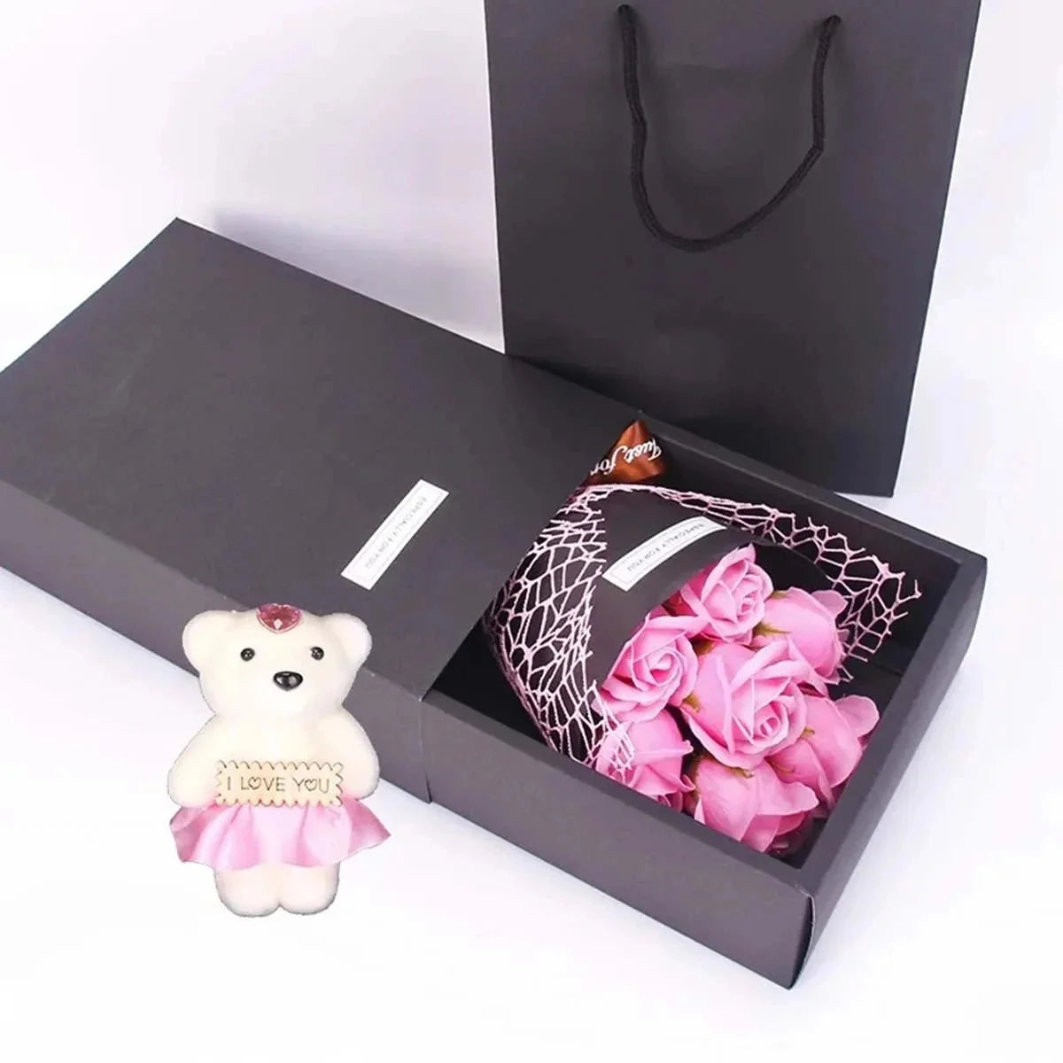 Artificial Rose Bouquet Seven Heads No-Maintenance Decor
