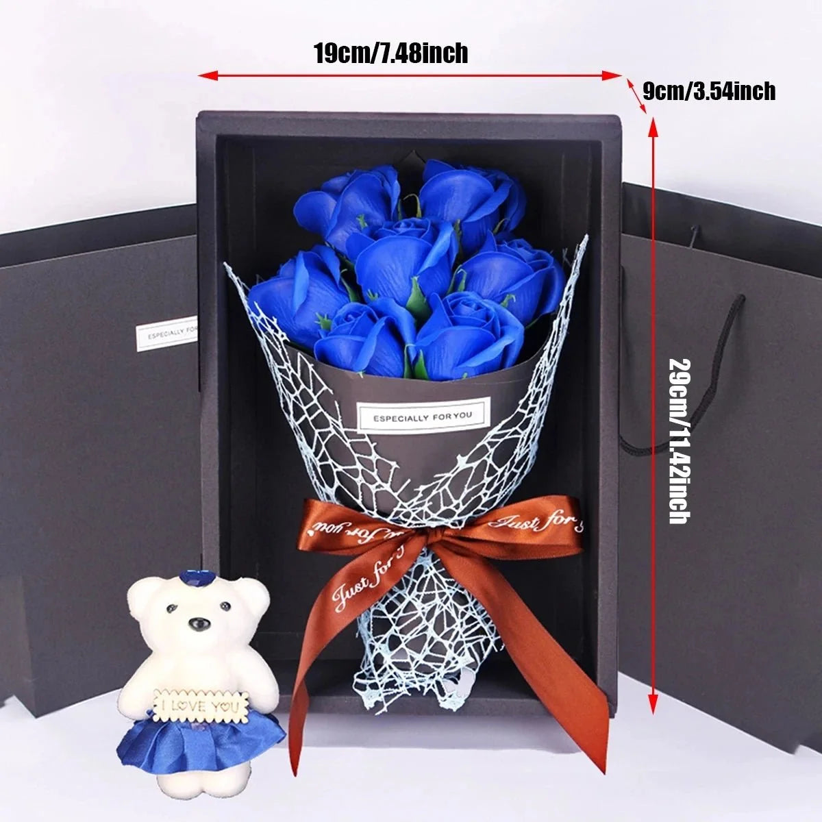 Artificial Rose Bouquet Seven Heads No-Maintenance Decor