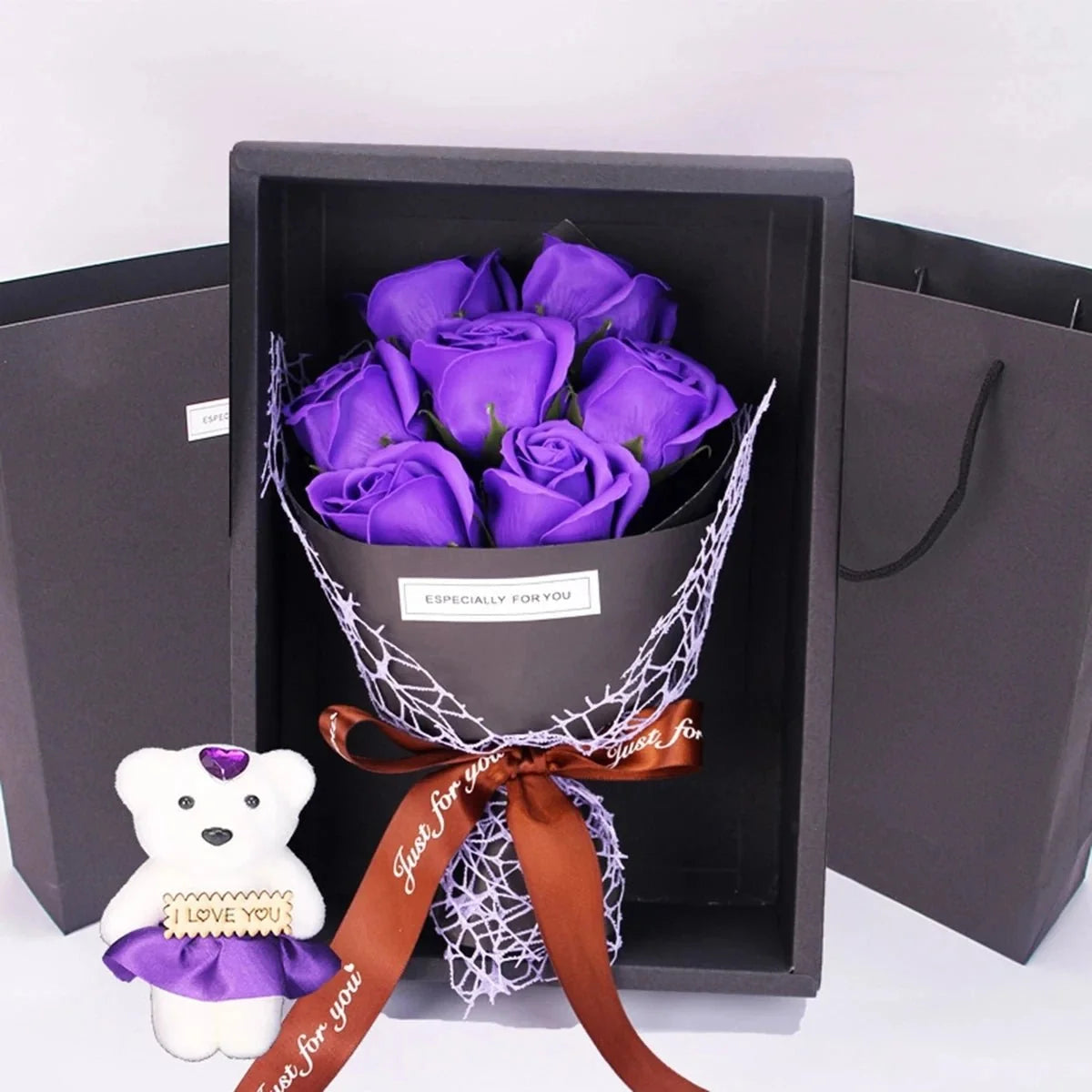 Artificial Rose Bouquet Seven Heads No-Maintenance Decor