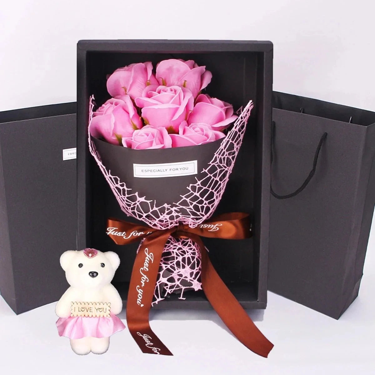 Artificial Rose Bouquet Seven Heads No-Maintenance Decor