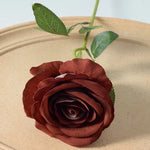 Artificial Rose Stem Realistic Silk Long-Lasting Decor