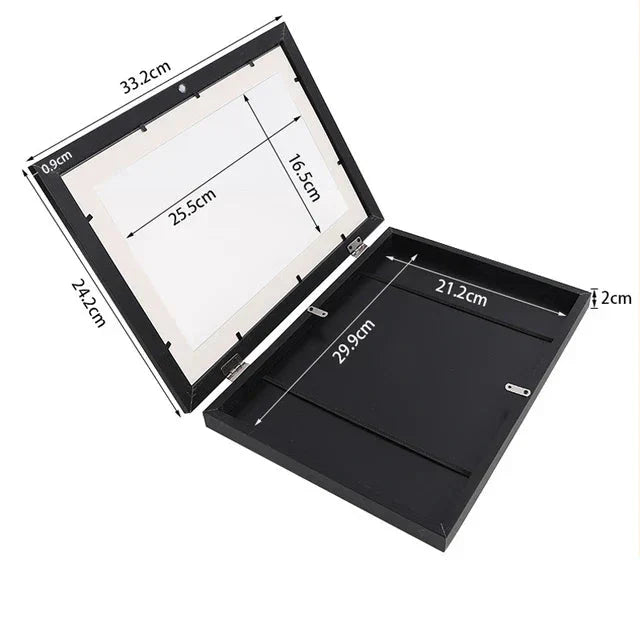 Artwork Display Frame Front-Opening Holds 150 Artworks