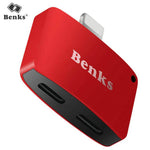 Audio Adapter Lightning Charging & Headphone Listening 3-in-1