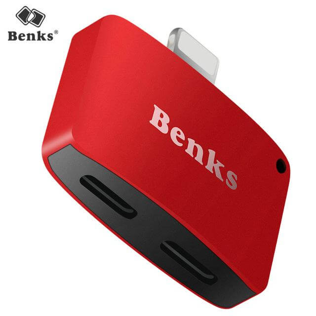 Audio Adapter Lightning Charging & Headphone Listening 3-in-1