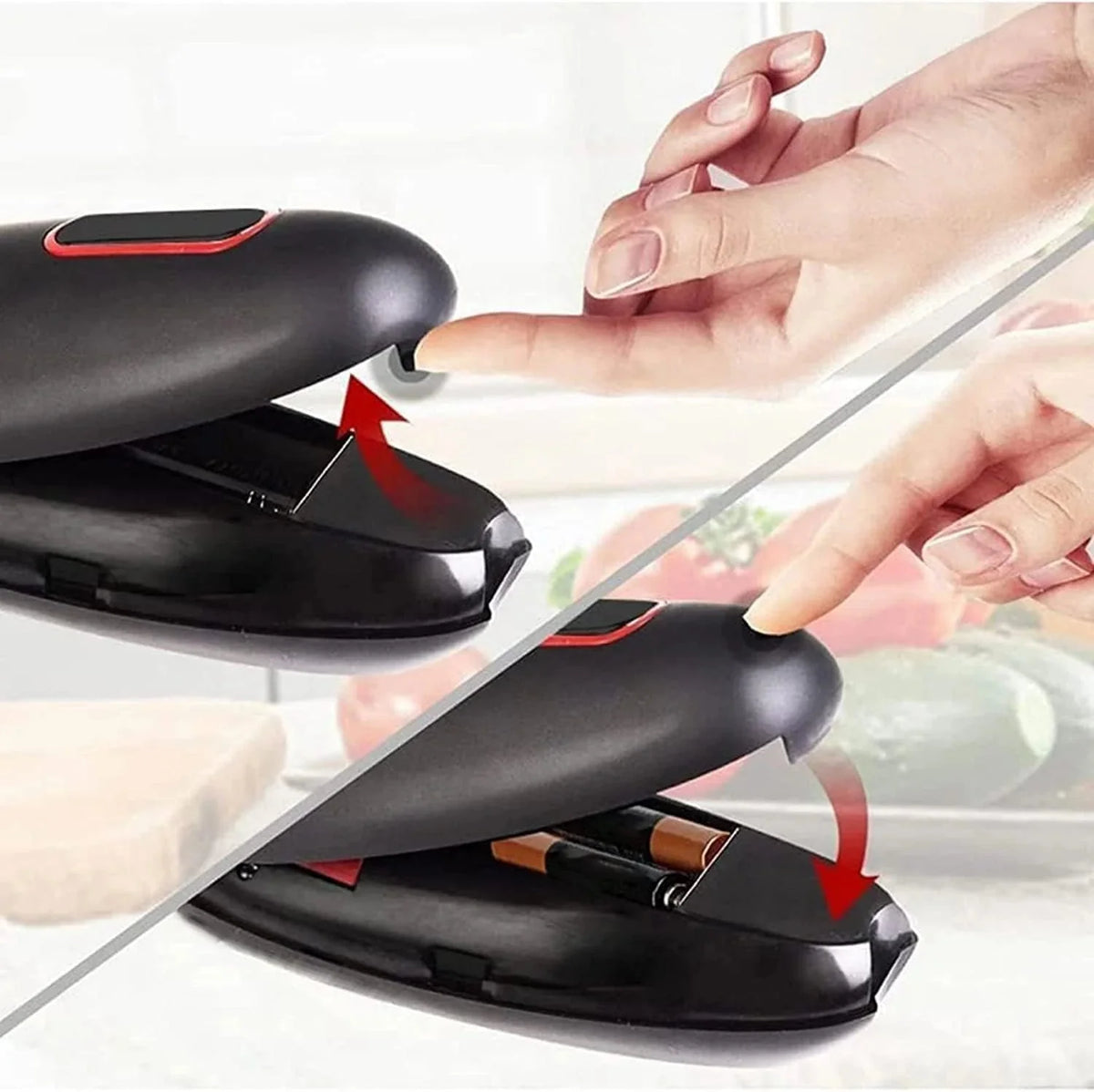 Automatic Can Opener One-Touch Cordless Smooth Edges