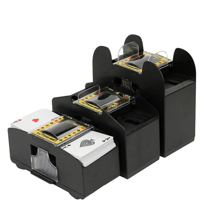 Automatic Card Shuffler Quiet USB/AA 6-Deck Capacity