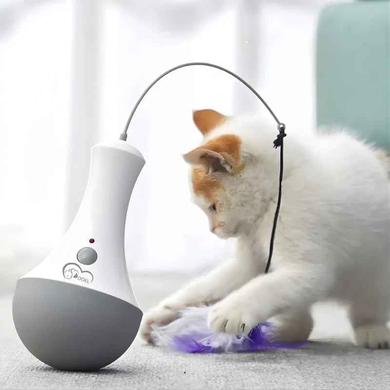Automatic Cat Toy Spinning Feather Battery Powered