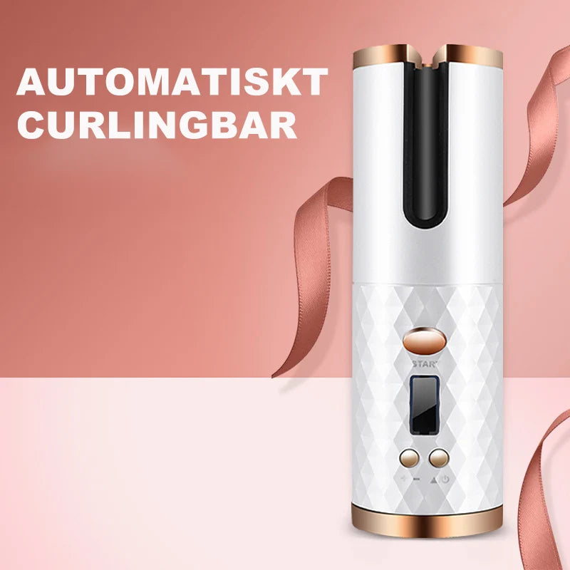 Automatic Curling Iron Cordless Ceramic Six Heat Settings