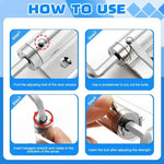 Automatic Door Closer Adjustable & Silent Stainless Steel