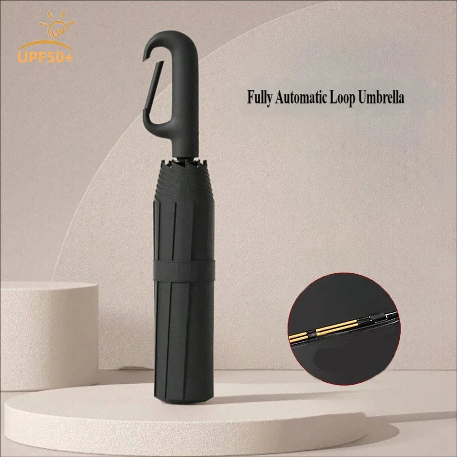 Automatic Umbrella Wind-Resistant Compact Lightweight