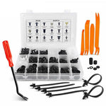 Automotive Fastener Kit 415-Piece Nylon Rivets & Tools
