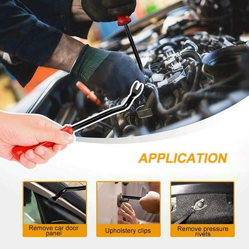 Automotive Fastener Kit 415-Piece Nylon Rivets & Tools
